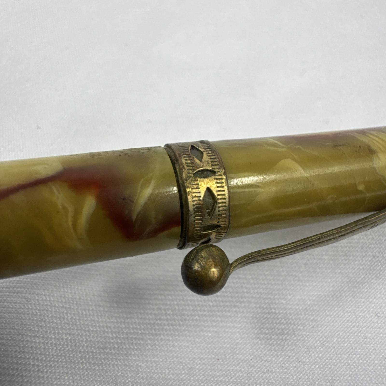 Vintage WEAREVER Mechanical Pencil Pen Marbeled Lucite Rare Writing Instrument