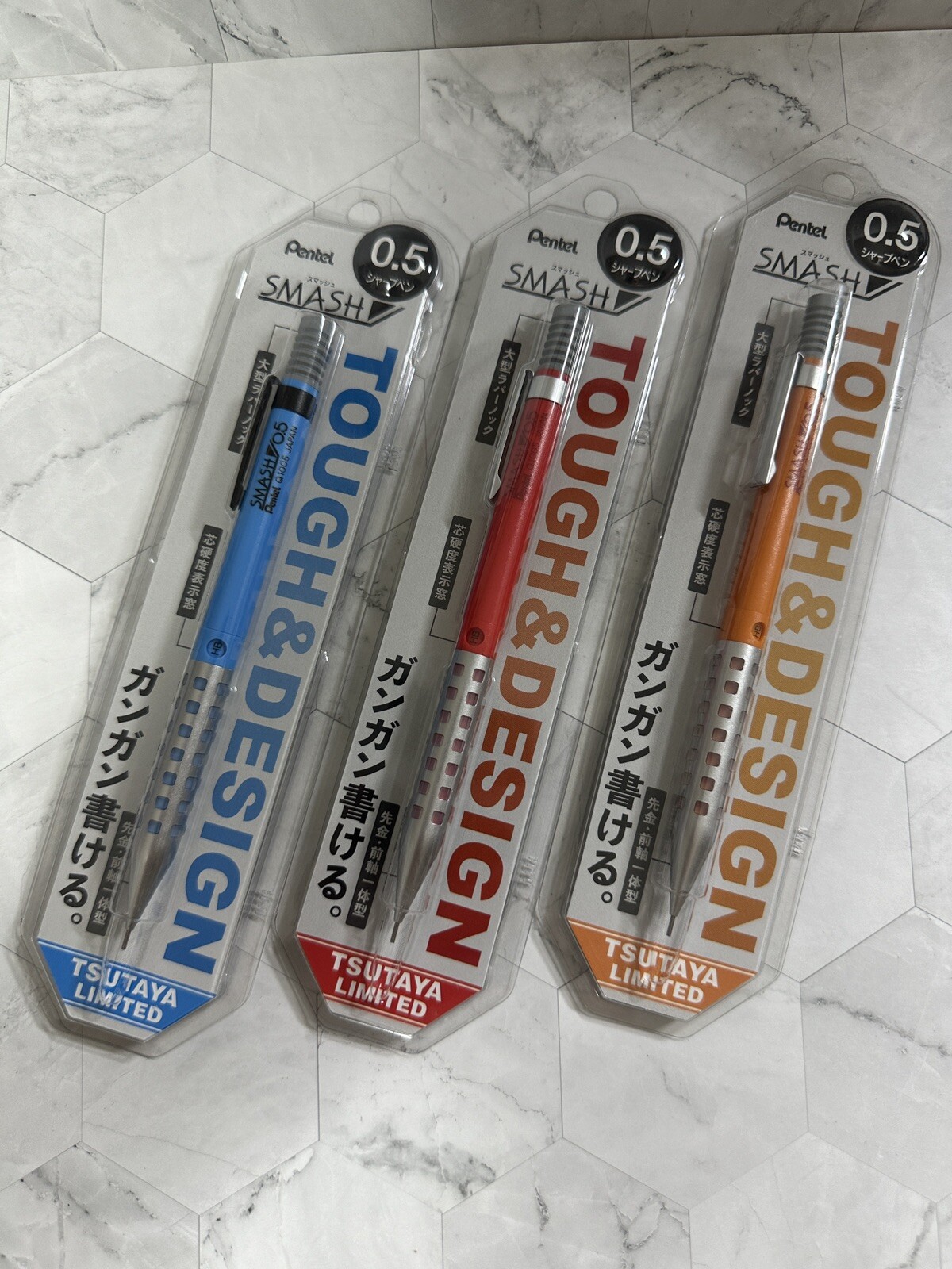 Pentel Smash Mechanical Pencil 0.5mm Q1005 TSUTAYA Limited Color Tough & Design