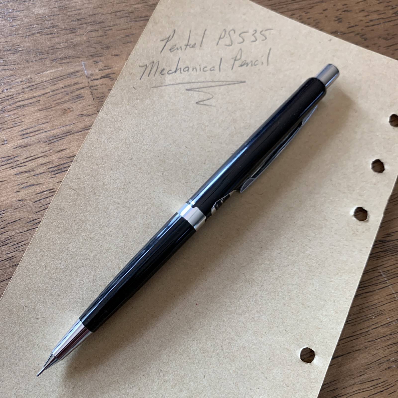 Vintage Pentel PS535 Mechanical Pencil .5mm Japan Retractable Tip Drafting