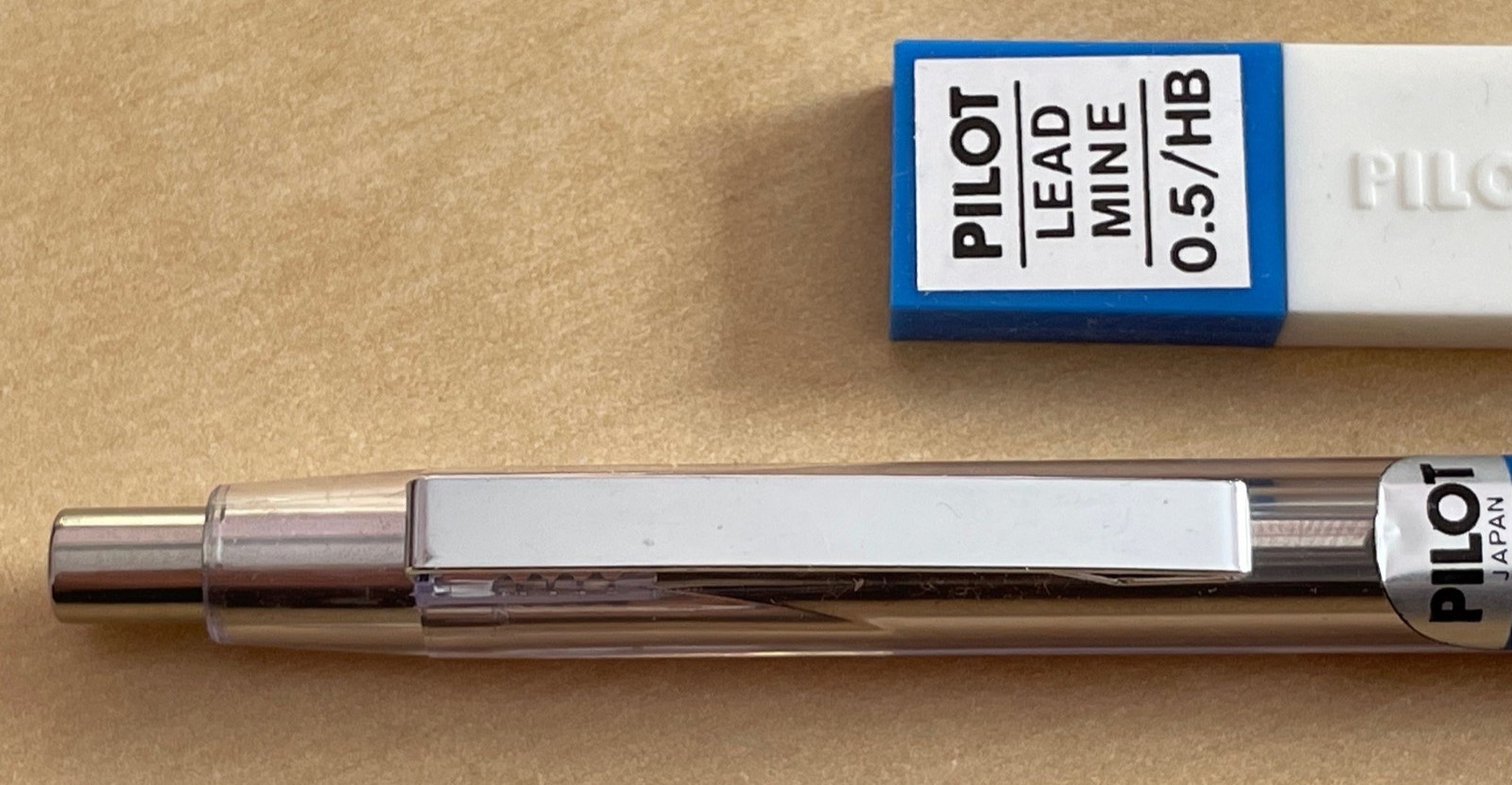 Vintage Pilot HO-30RP-05 Superpro Drafting Pencil Sliding Sleeve Japan Clear