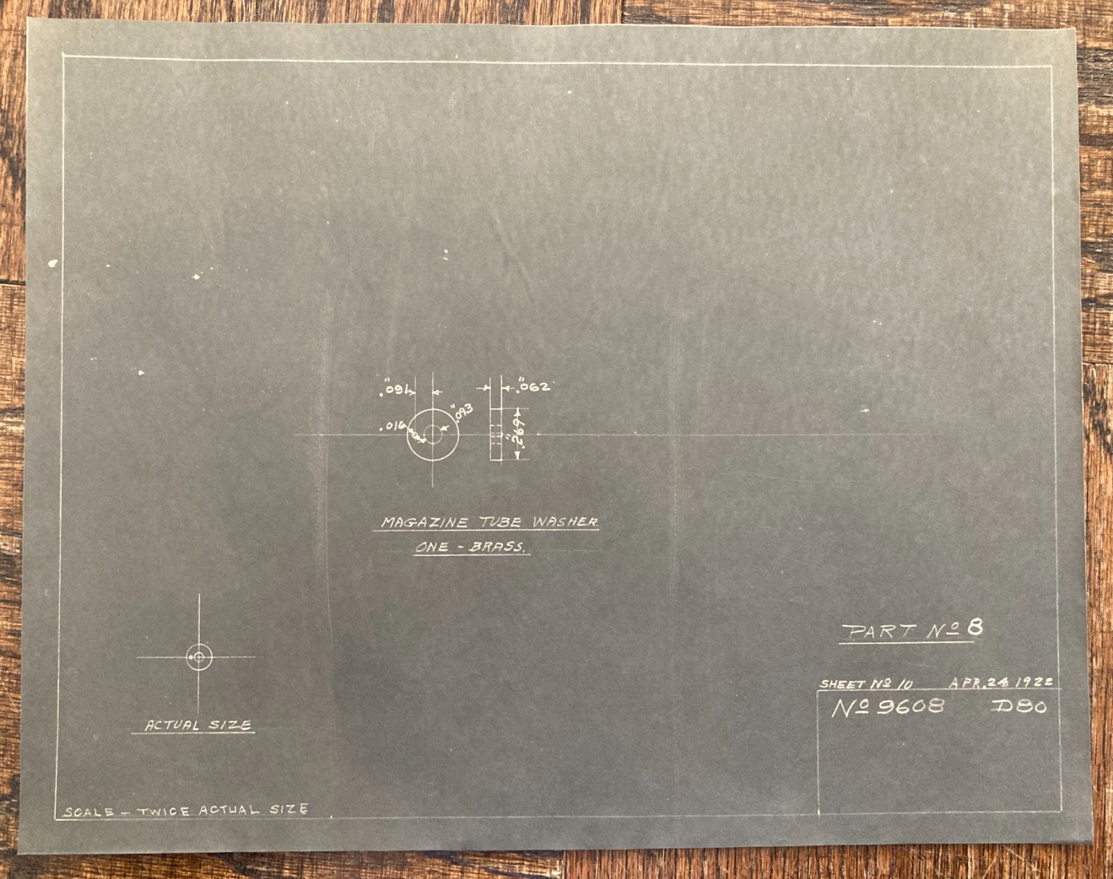 Lot of Original Antique 1922 Mechanical Pencil Pen Blueprints Industrial Archive
