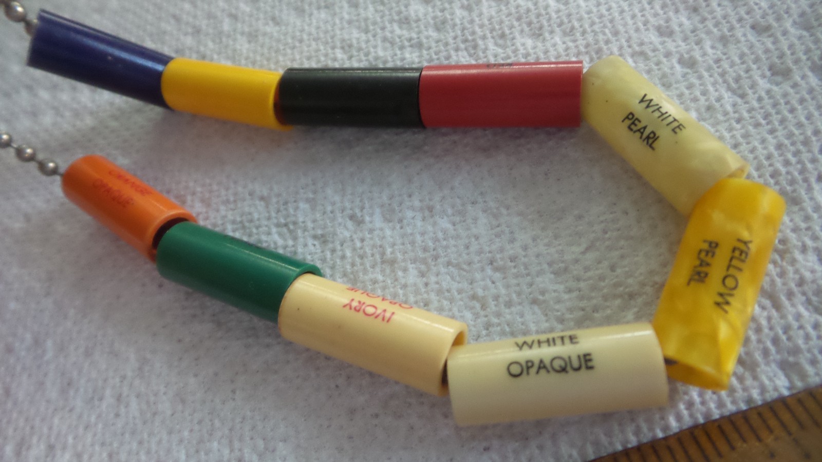 Vintage Advertising SAMPLE PEN, MECHANICAL PENCIL COVERS, Colors