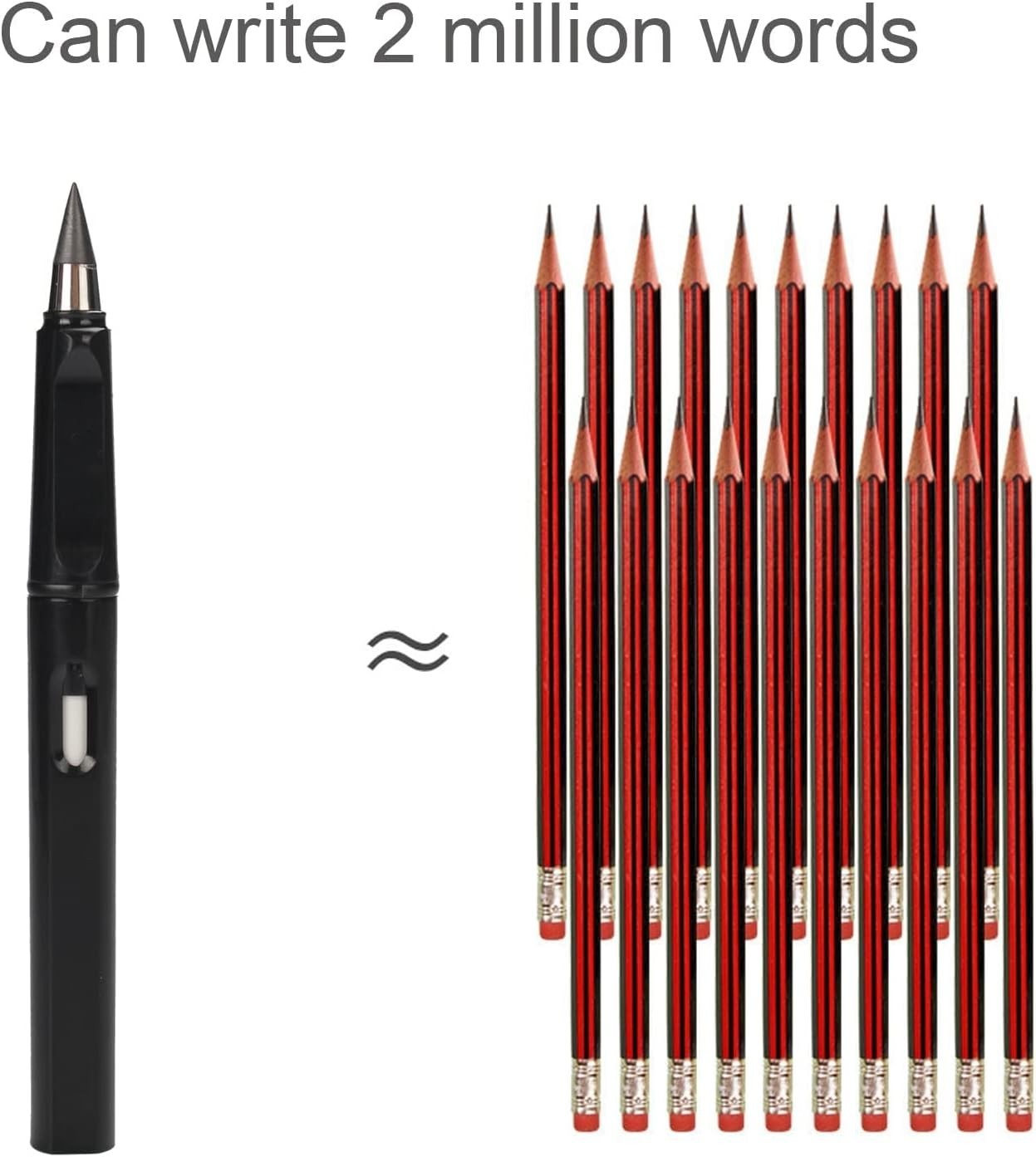 Everlasting Pencils,Inkless pen,lapiz infinito,No Sharpen 0.7mm, 4Pcs Pencils…
