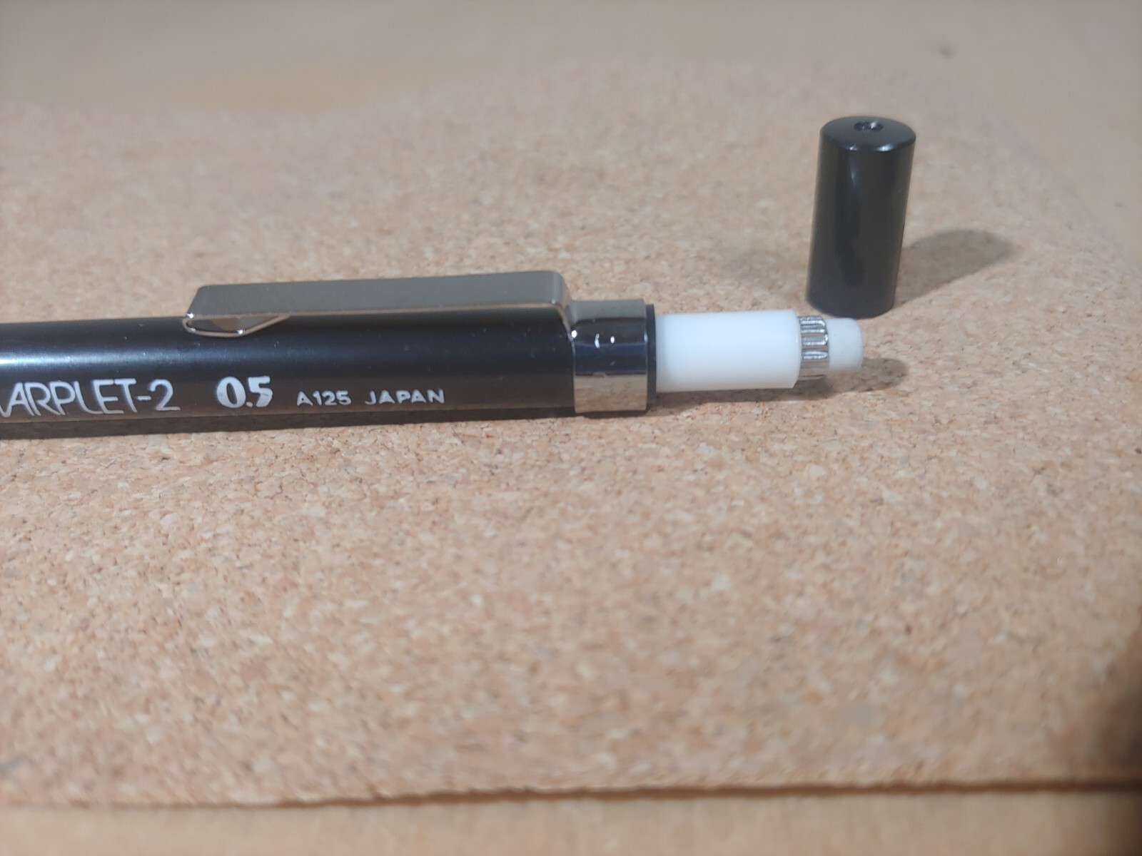Vtg Pentel Sharplet-2 A125 0.5mm Mechanical Pencil, HB Lead, Z2-1 Eraser Refills