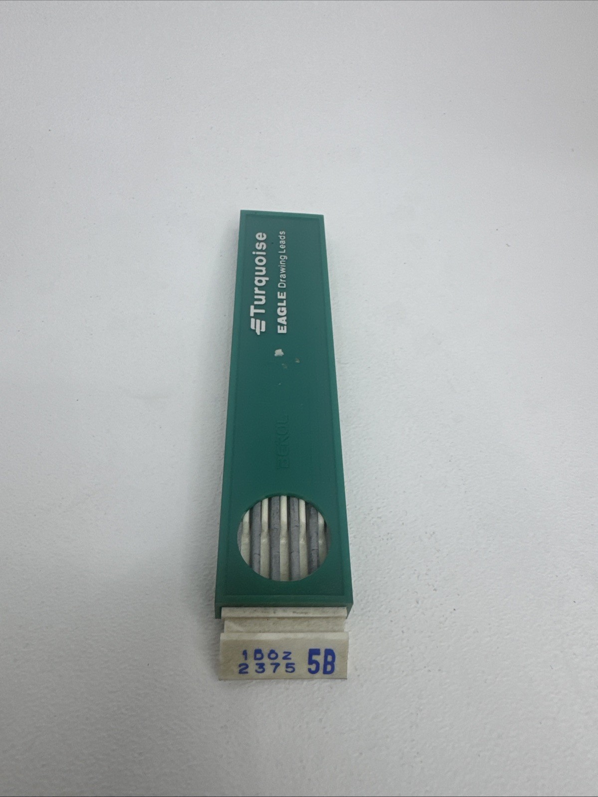 Vintage Berol Turquoise Eagle Drawing Leads #2375 5B