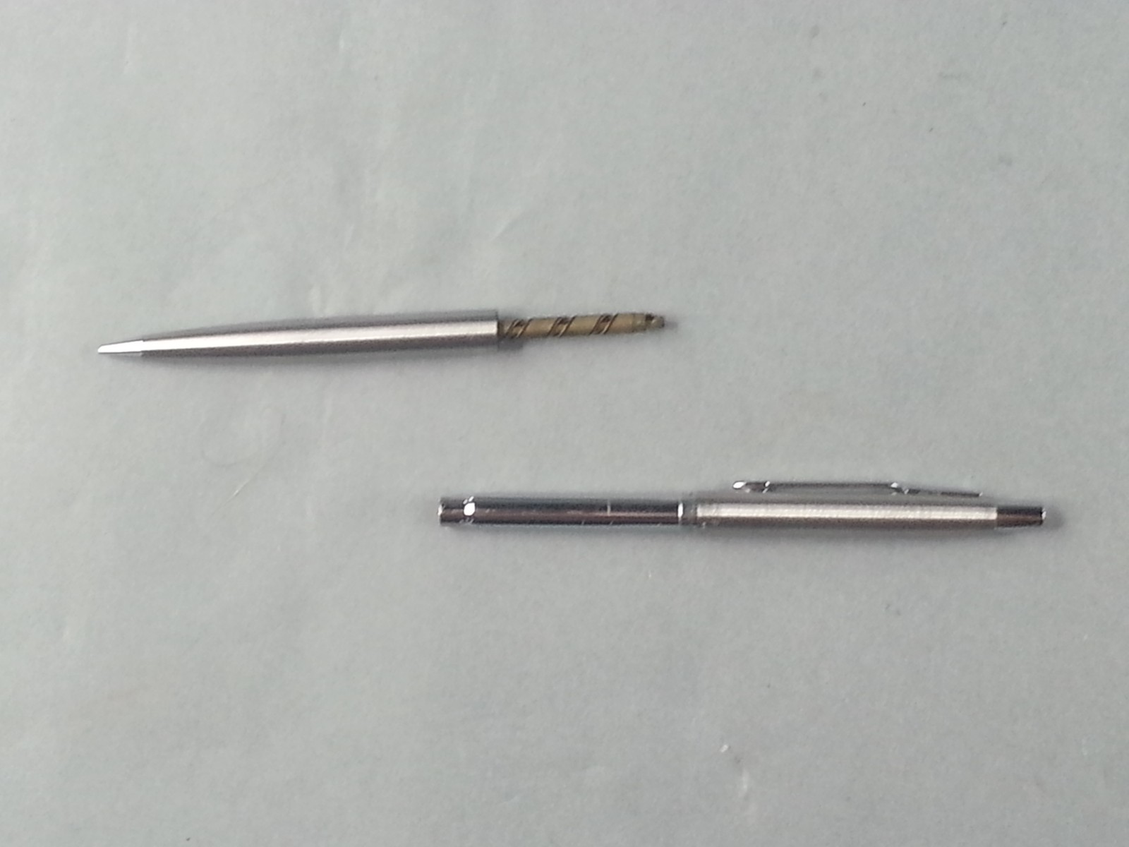 Vintage Parker Jotter Brushed Steel Mechanical Pencil Made in USA 0.5mm Lead