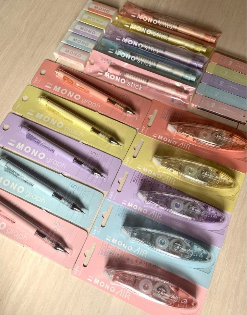 Monograph MONO [Limited] Dull pastel color mechanical pencil stationery