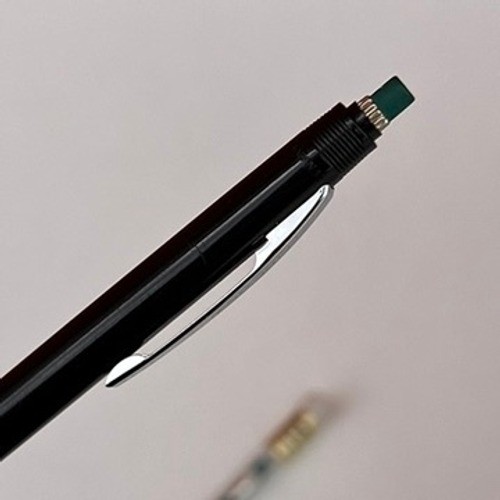 Vintage Pentel P225 Mechanical Pencil 0.5mm Black Japan with Eraser Case