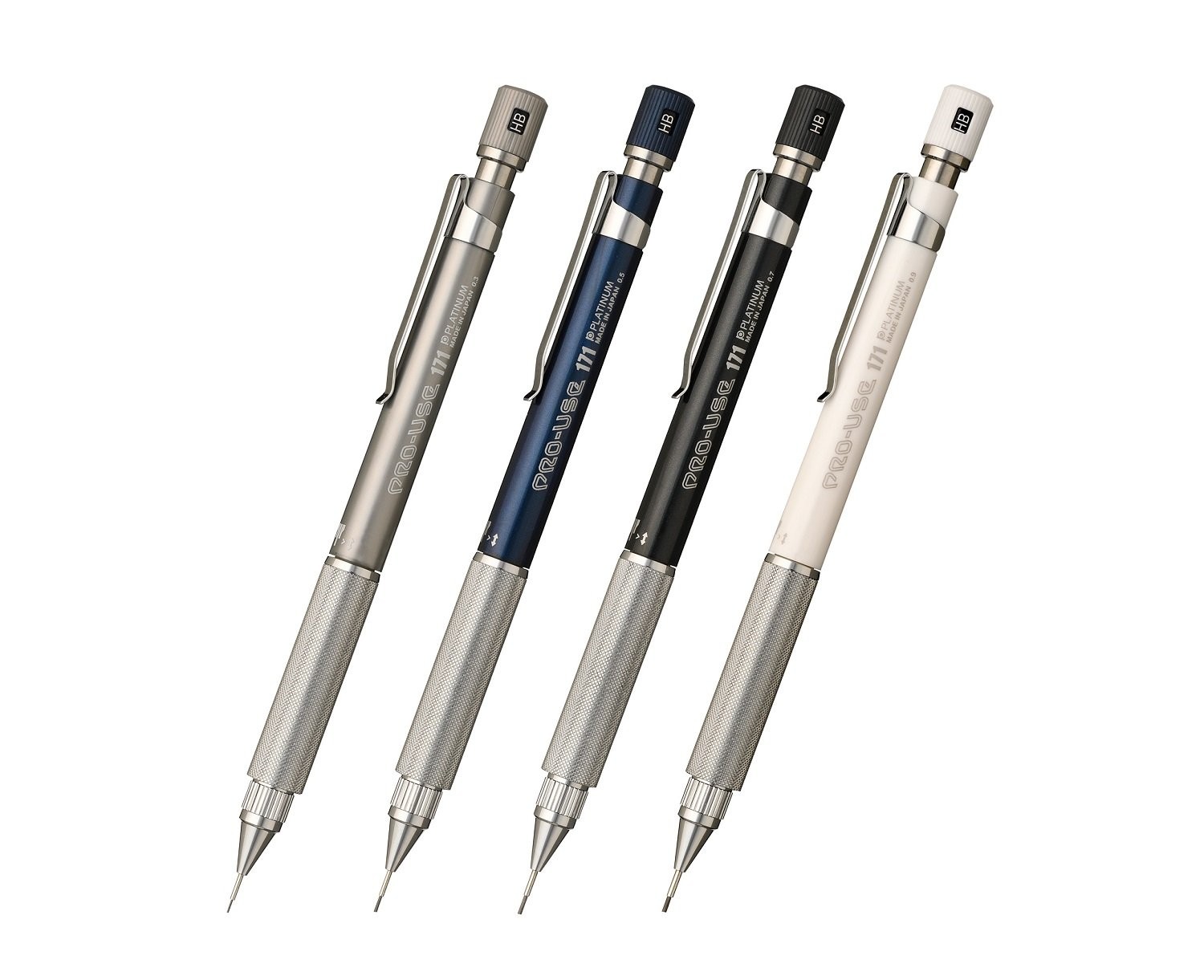 MSDA1500D#3 Professional Use 171 0.9mm White Fountain Pen Mechanical Pencil