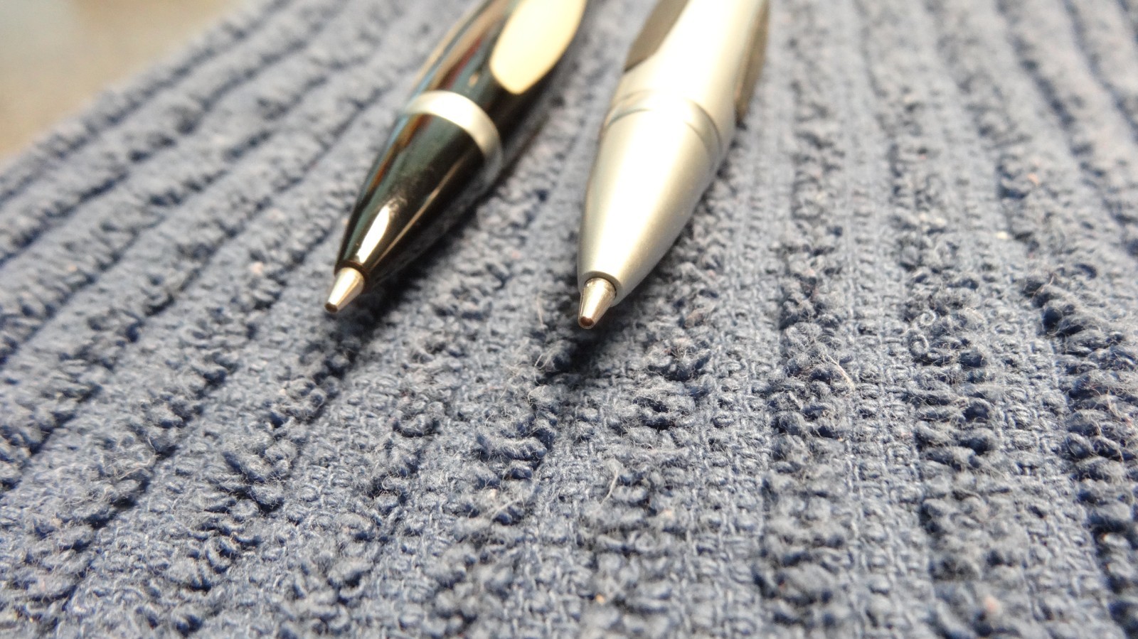 2 Pentech Syntech .7mm Mechanical Pencils, Silver & Black Used Please Read