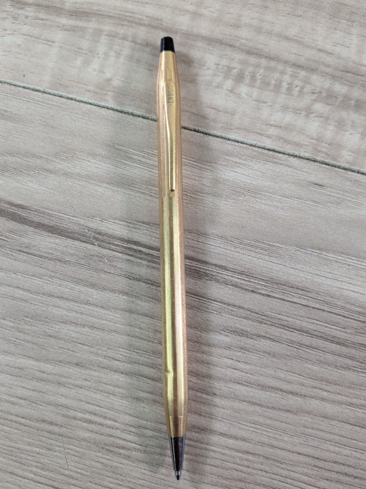 Vintage Cross Mechanical Pencil 1/20 12 KT Gold Filled Made In USA ( WORKING )