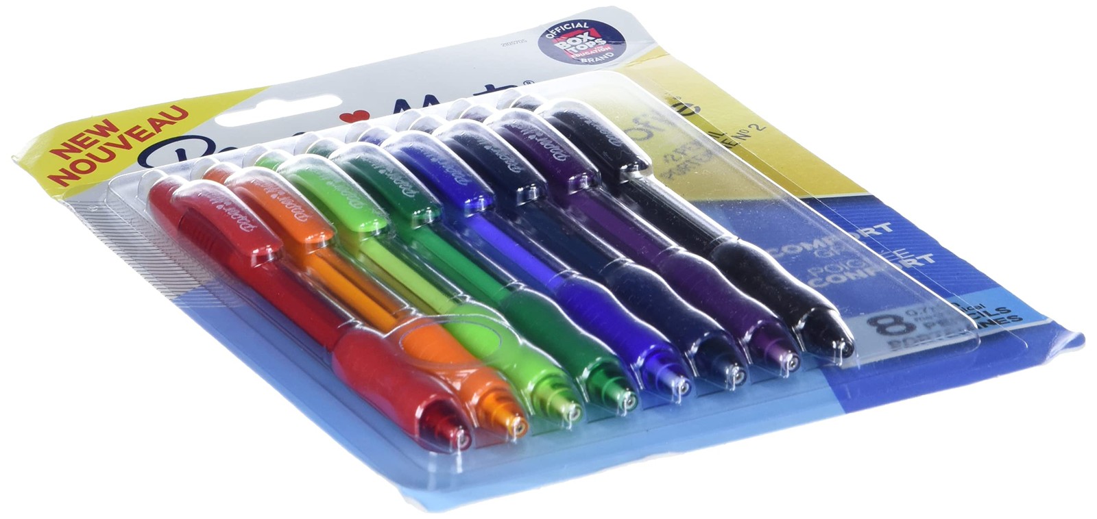 Paper Mate Profile Mech Mechanical Pencil 0.7mm 1 Count (Pack of 8), Assorted