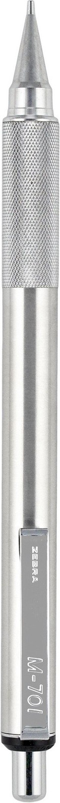 Zebra Pen, M-701 Mechanical Pencil, 0.7mm Point, Durable Stainless Steel Barrel,