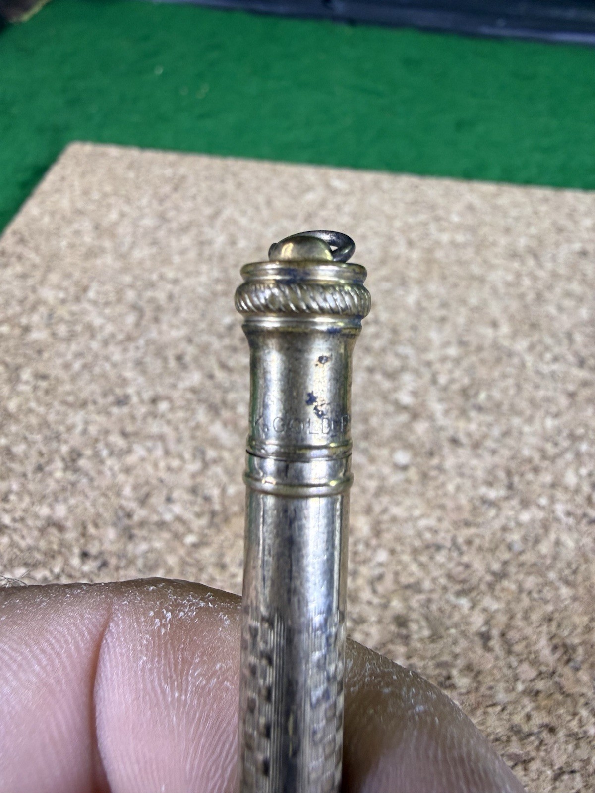 Antique 14K Gold Filled Mechanical Propelling Pencil c. 1890-1920 Works 4”