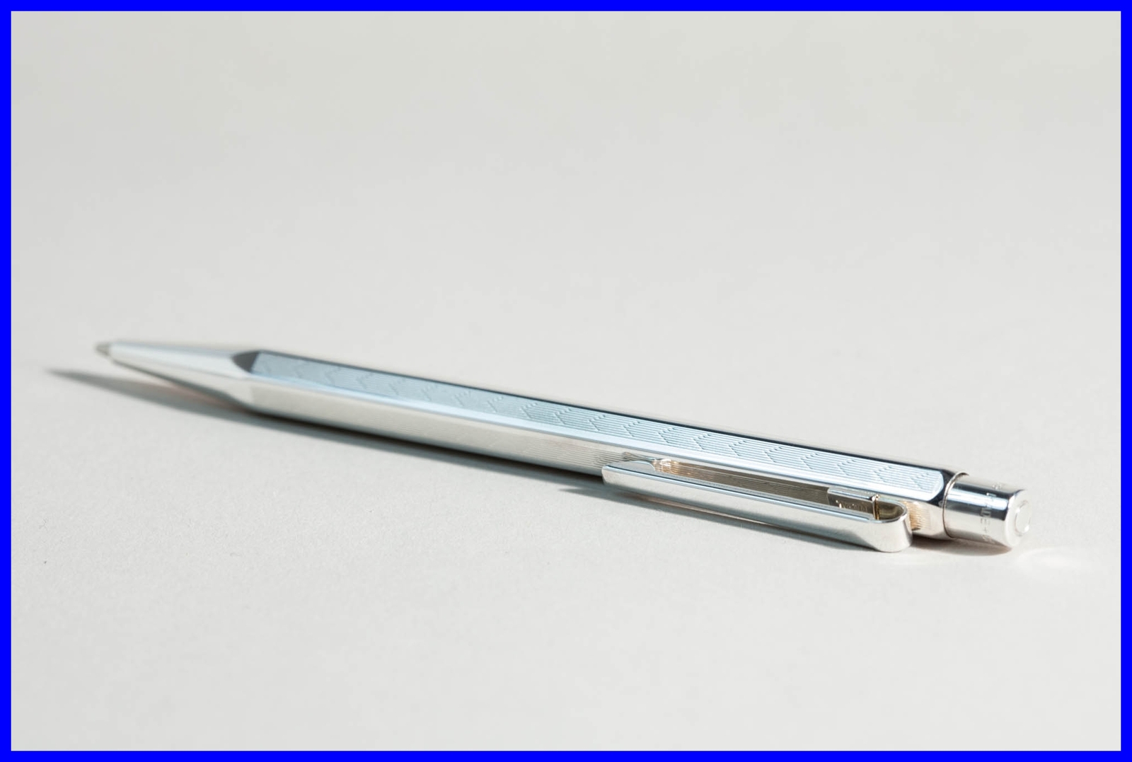 Ecridor in Silver Noble & Perfect Caran d’Ache 0.7 mm Lead Push Pencil