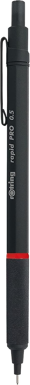 rOtring Rapid Pro Mechanical Pencil 0.5mm Matte Black Model S0949350 From Japan