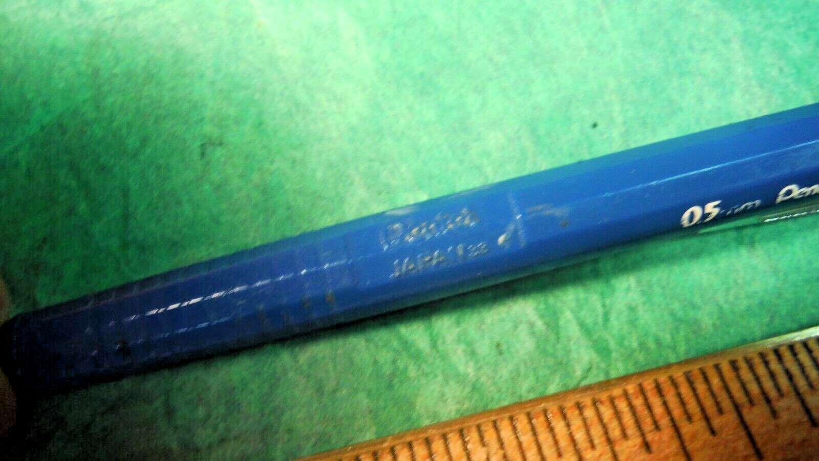 Mechanical Pencil Pentel 0.5 mm Blue PS315 Writes Forever PENTEL PS315 NO CLICK
