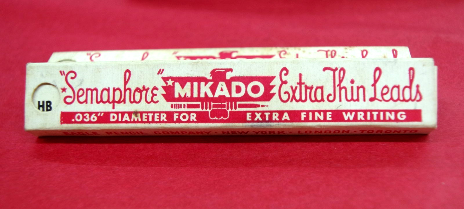 NOS Vintage 75 Pencil Leads & Erasers-Eagle-Semaphore Mikado-Scripto KOH-I-NOOR