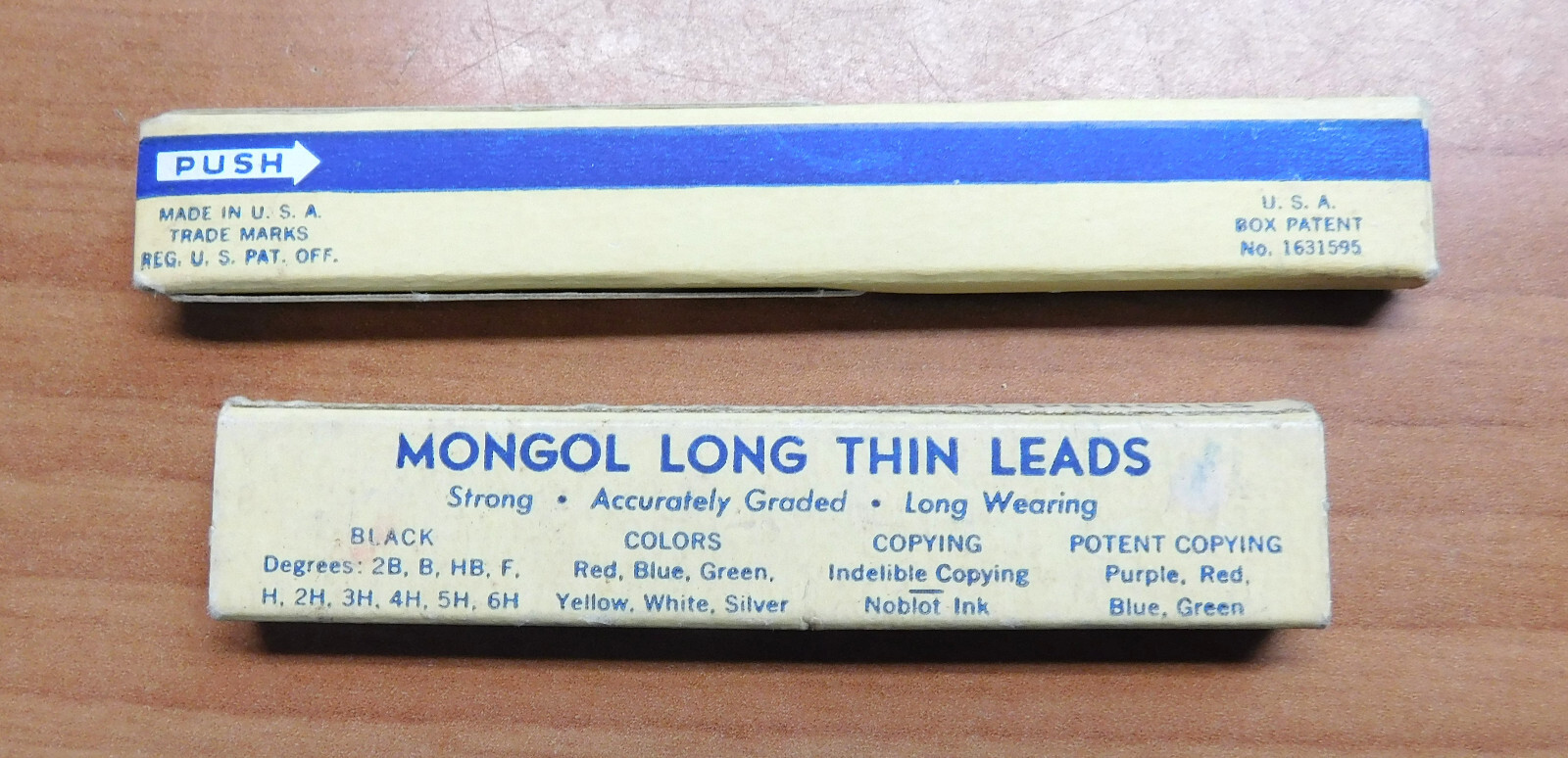 VINTAGE EBERHARD FABER MONGOL”LONG THIN LEAD” FOR MECHANICAL PENCIL No. 4010 BOX