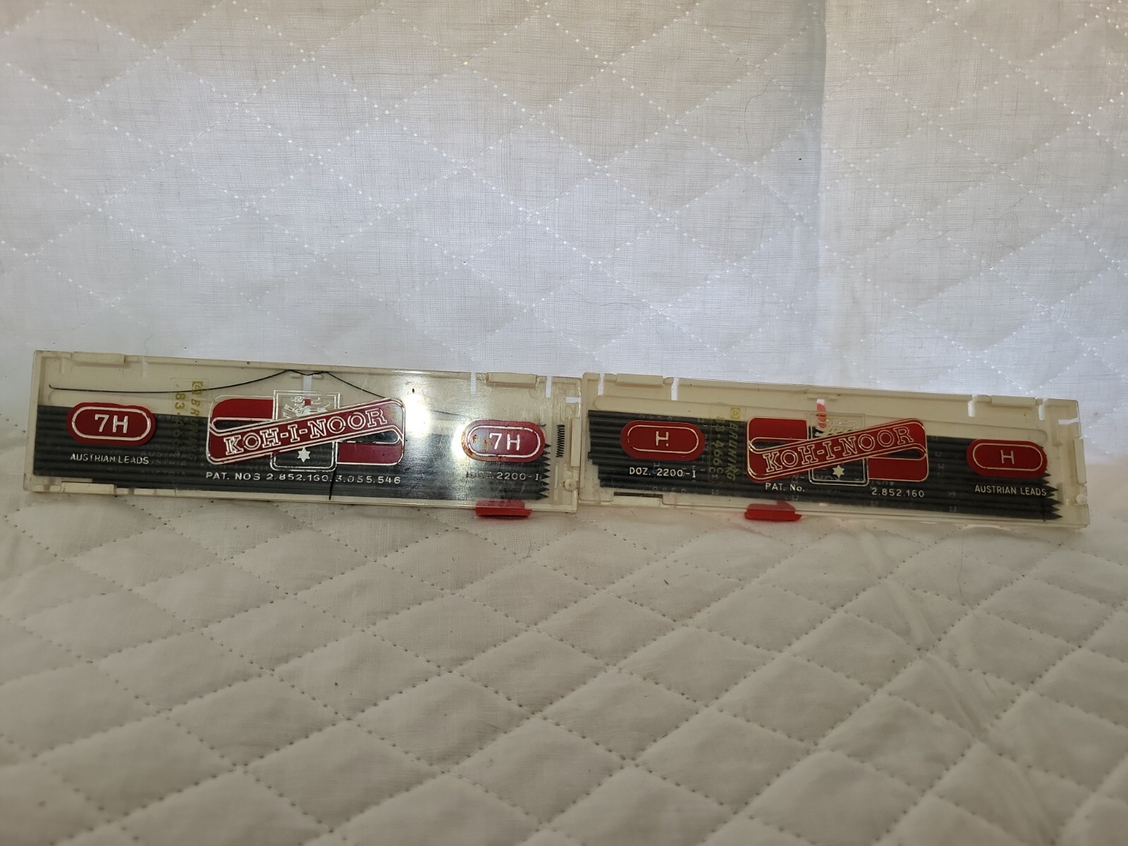 Vintage Koh-I-Noor Austrian Pencil Leads No. 7H & H Made in Italy