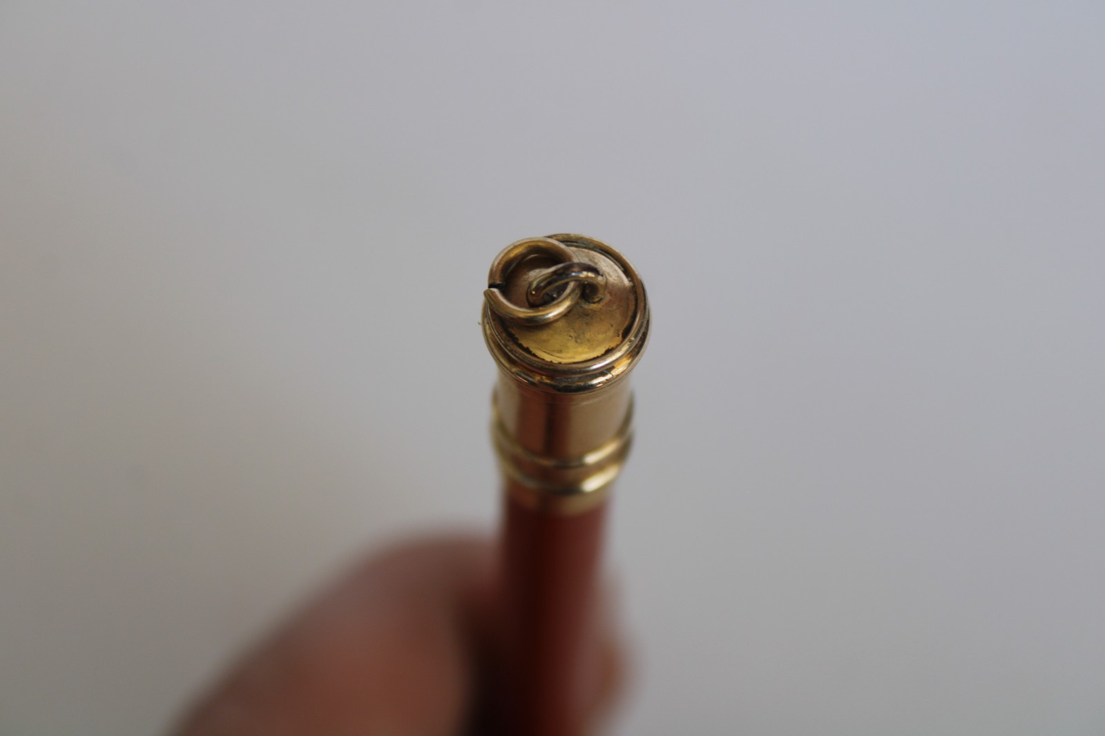 Vintage 1920’s Parker Orange Mechanical Twist Pencil (4.75″)