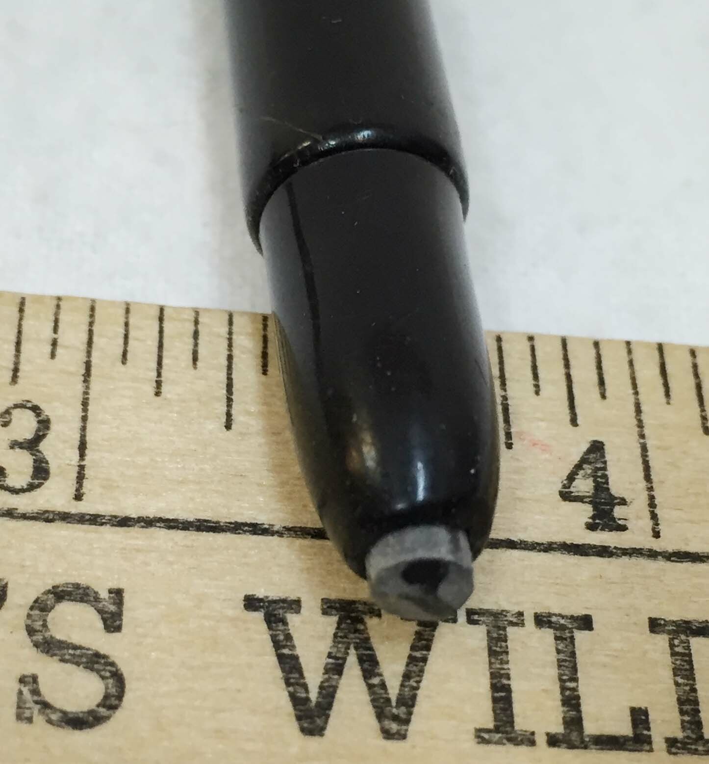 Listo China Marking Pen 1620 Lead Sticks Black 162 for Cellophane Glass Tin Vtg
