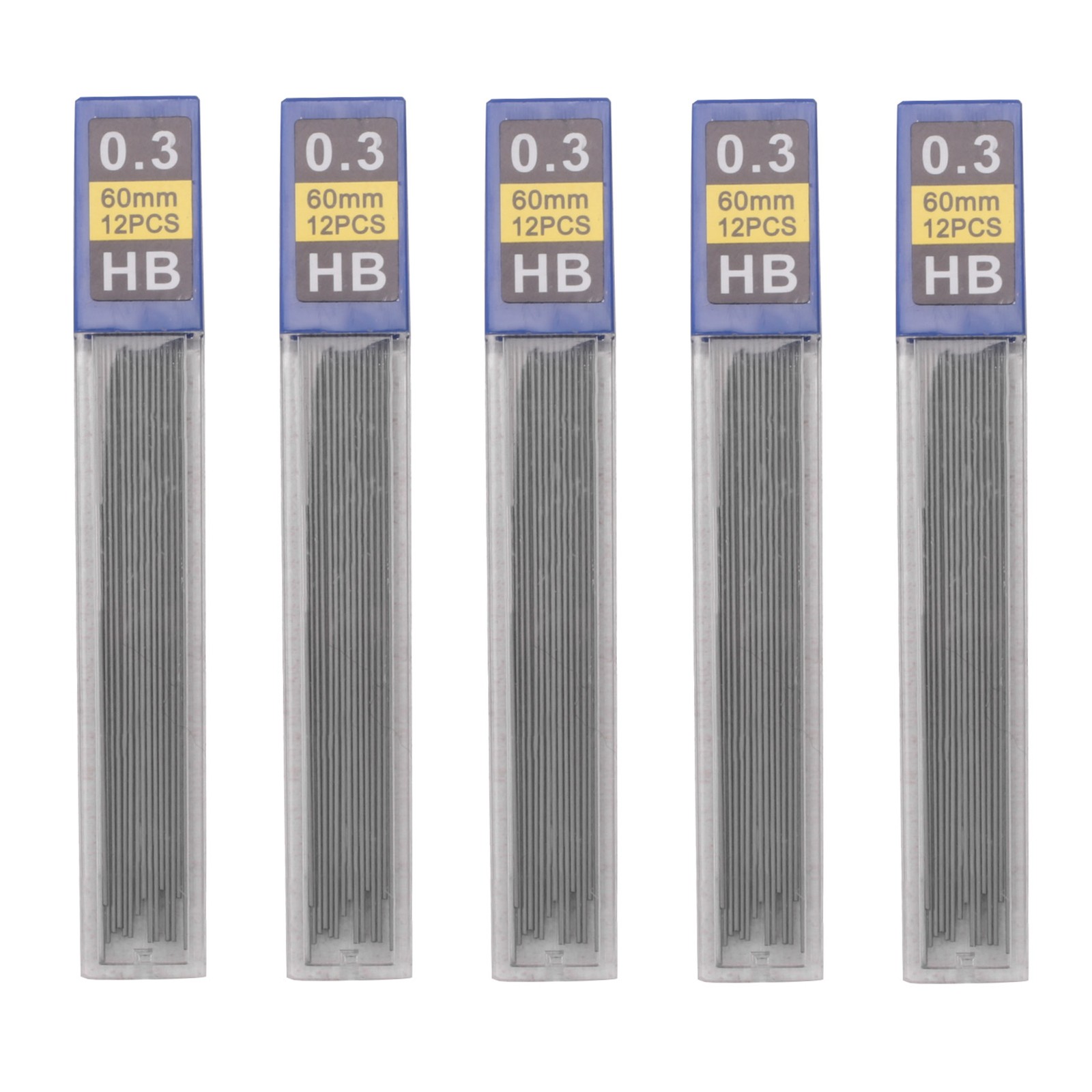 0.3mm Pencil Refills, 5Pcs/Set for Use and Student Stationery T9D54842