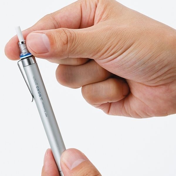 Tombow Mono graph fine Mechanical Pencil 0.5mm Silver color DPA-112A