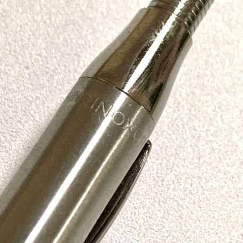 INOXCROM Mechanical Pencil 0.5mm Stainles Steel Discontinued Vintage From JAPAN◎