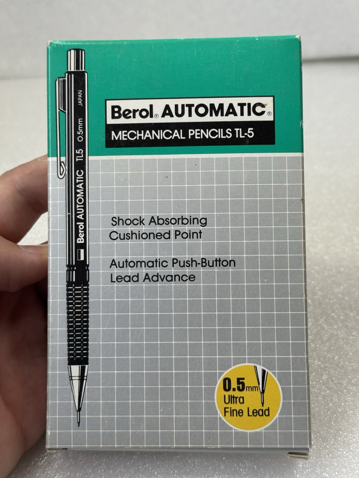 NEW Lot Of 10 Berol TL5 Automatic Mechanical Pencils 0.5mm Lead Unused Erasers