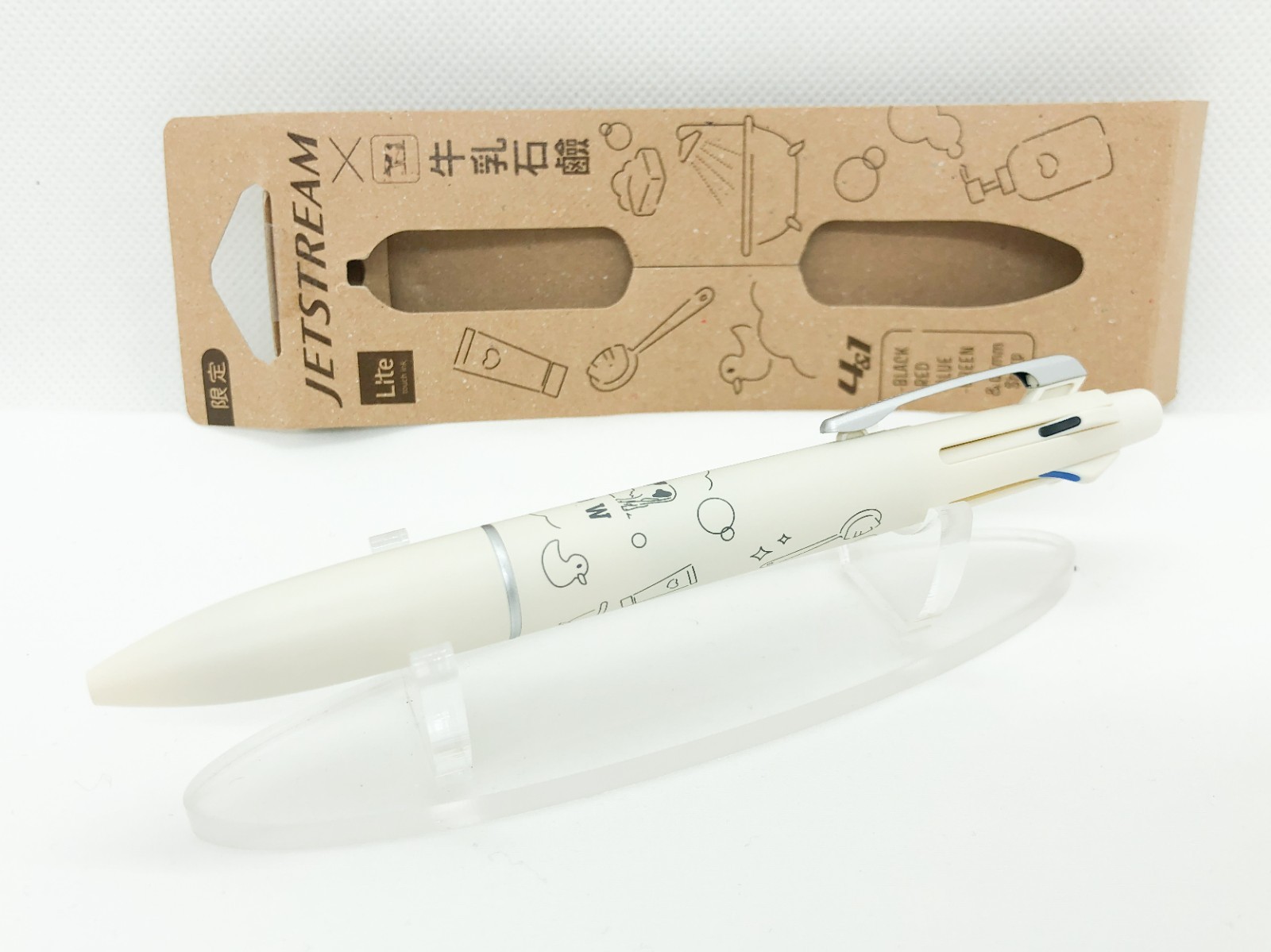 Mitsubishi Pencil x Gyunyu Soap Collaboration Jetstream 4&1 Multi-Function Pen