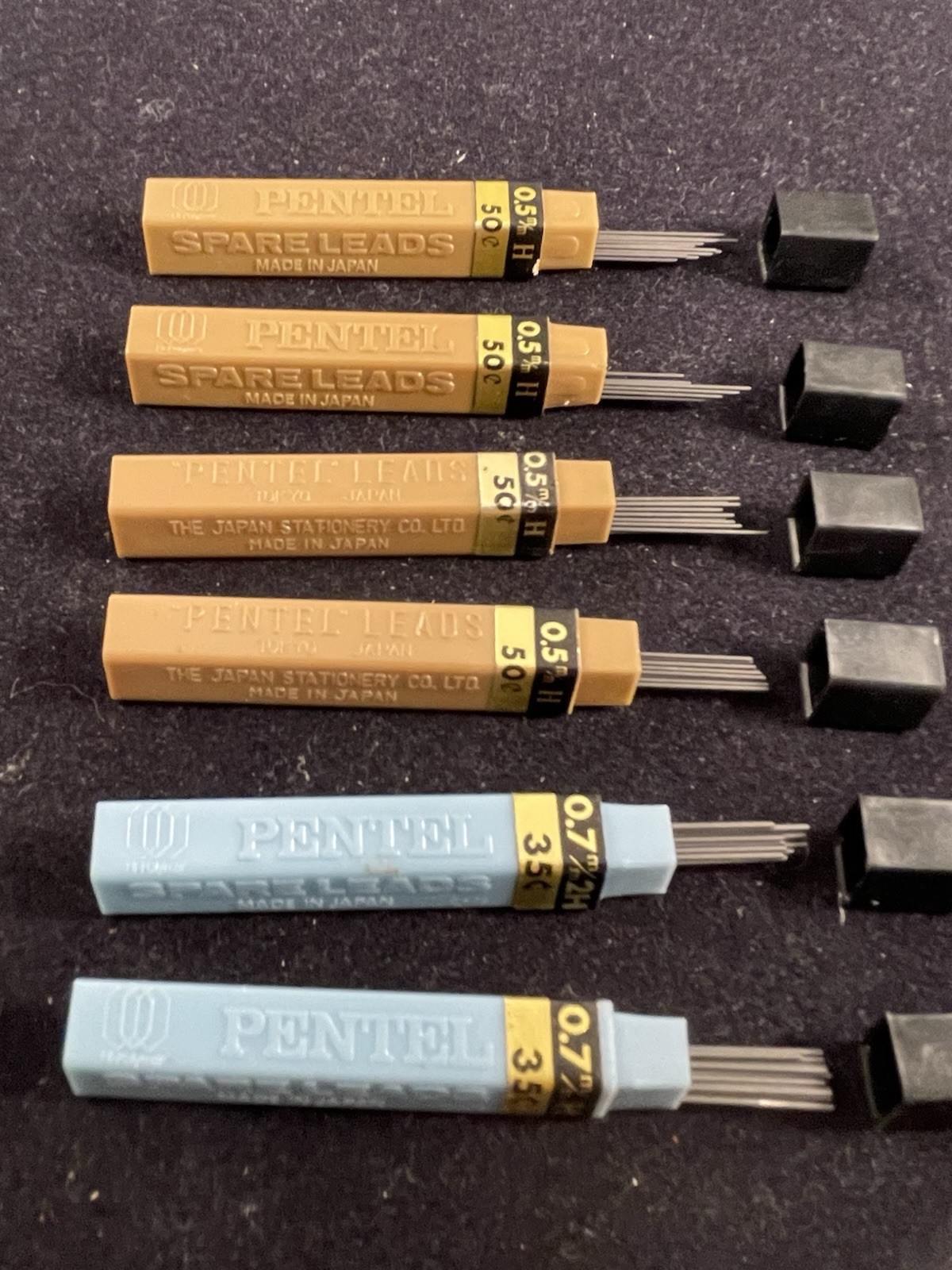 Vintage Mechanical Pencil Lead Lot Dur-O-Lite Pentel Autopoint Multi Size Eraser