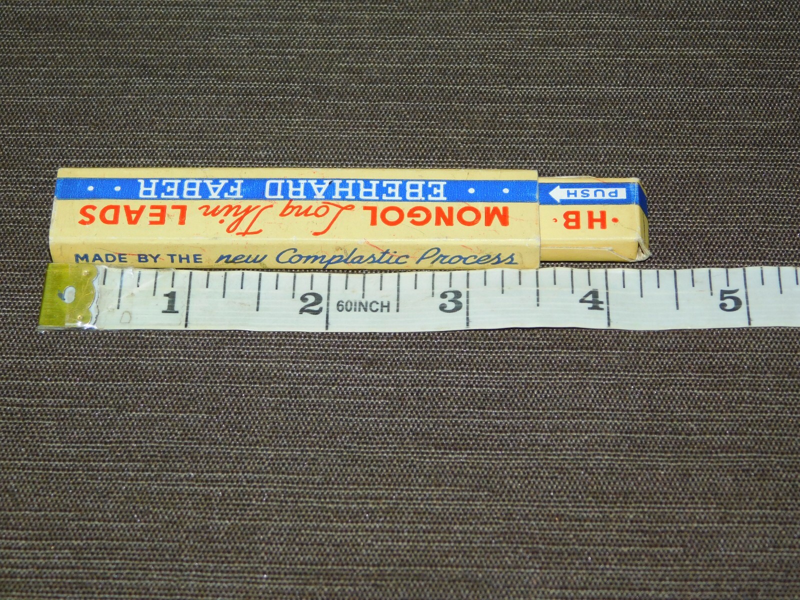 VINTAGE MECHANICAL PENCIL EBERHARD FABER MONGOL LONG THIN LEADS