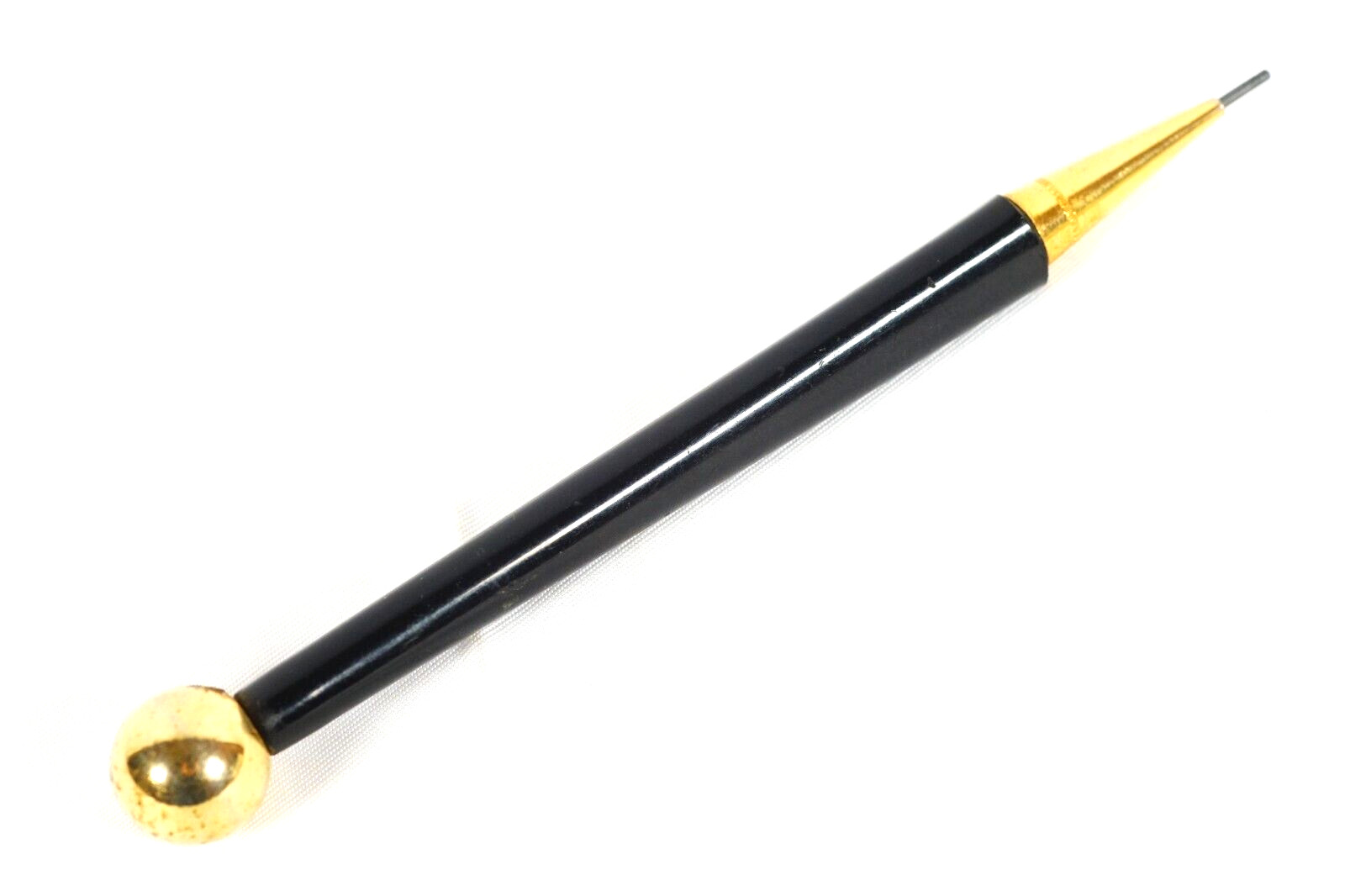 Vintage Phone Dialer Mechanical Pencil Gold Tone & Black Pencil