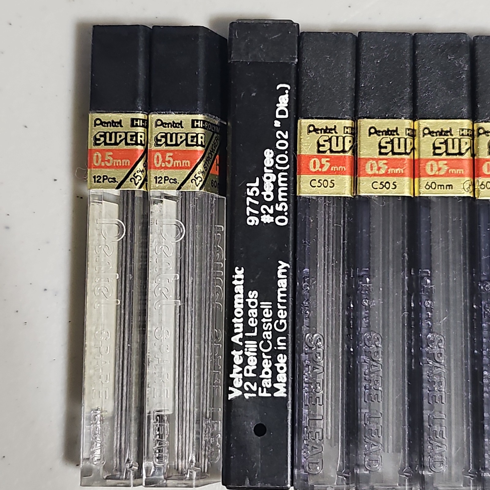 Pentel Sharplet-2 0.5 A125 Japan Mechanical Pencil with 9 Plus Dozen Leads
