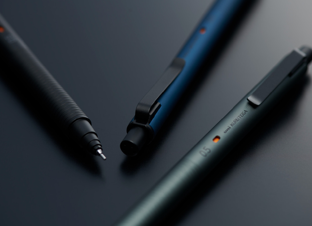 Uni Kuru Toga Metal Mechanical Pencil Nocturne Black 0.5mm M5-KH New Japan