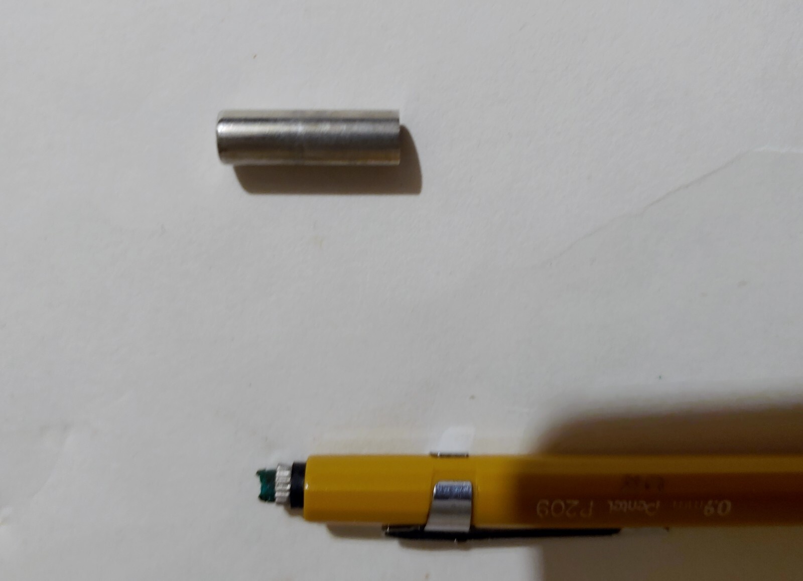 Pentel mechanical pencils 0.9 mm Yellow P209 Made in Japan vintage