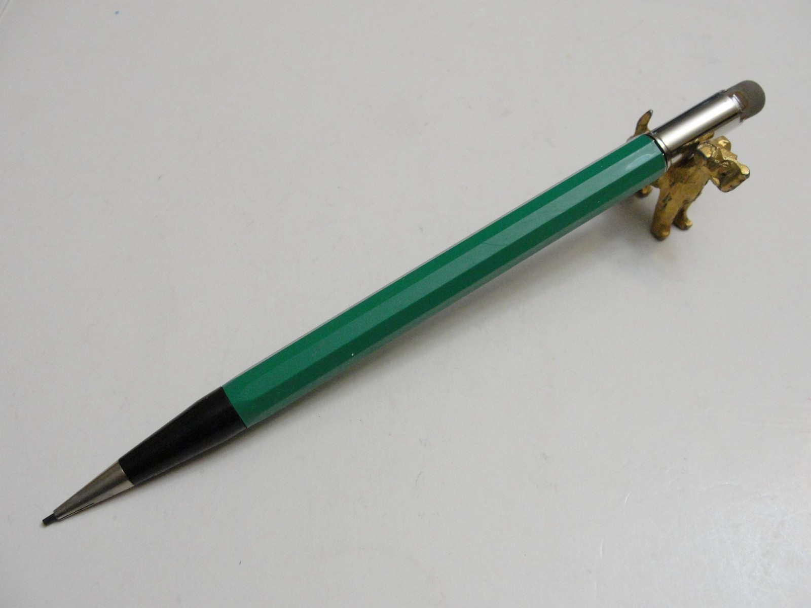Autopoint Light Green Black Tip Mechanical Pencil