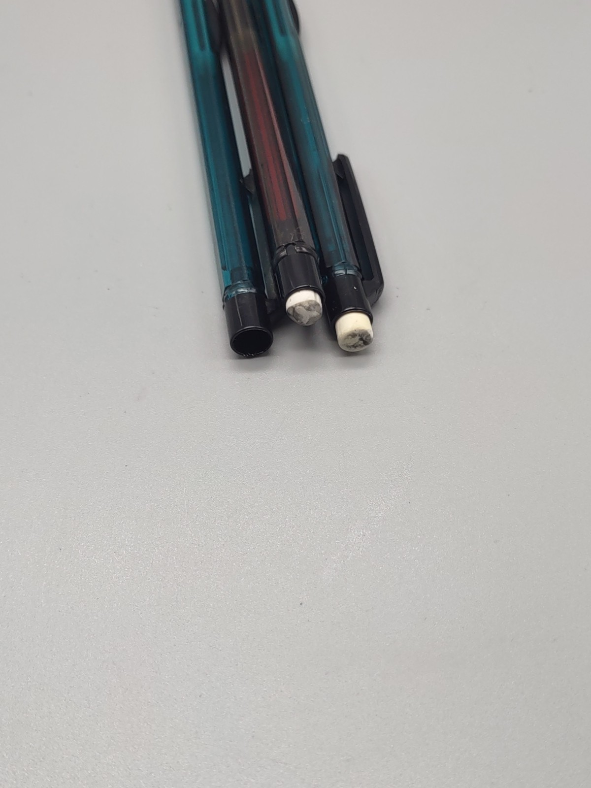 Sanford Clickster Mechanical Pencil. 0.5mm. Transparent Green & Black. 3 Qty.