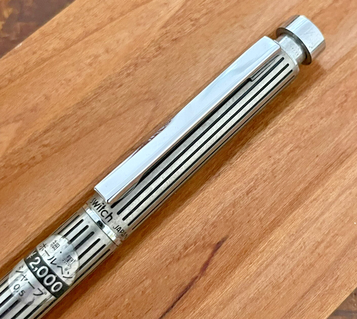 Pilot Multi-Function Ballpoint Pen Pencil Switch Etched Motif Made in Japan