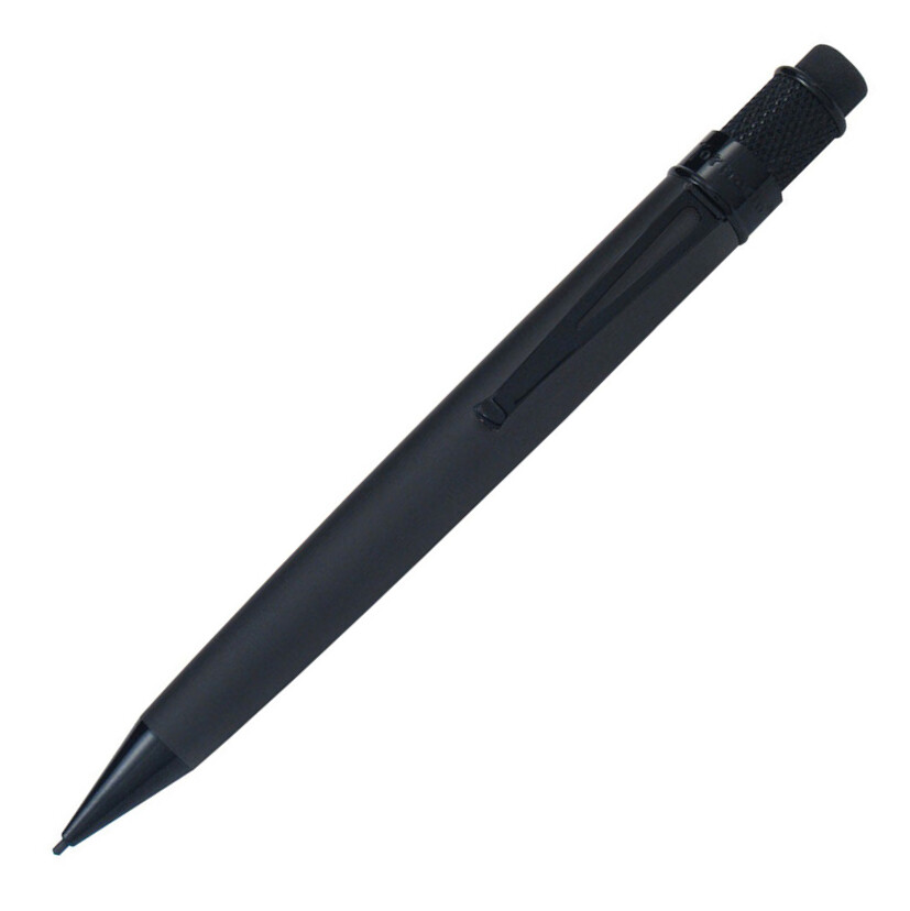 Retro 51 Deluxe Tornado Mechanical Pencil in Black Stealth – 1.15 mm – NEW