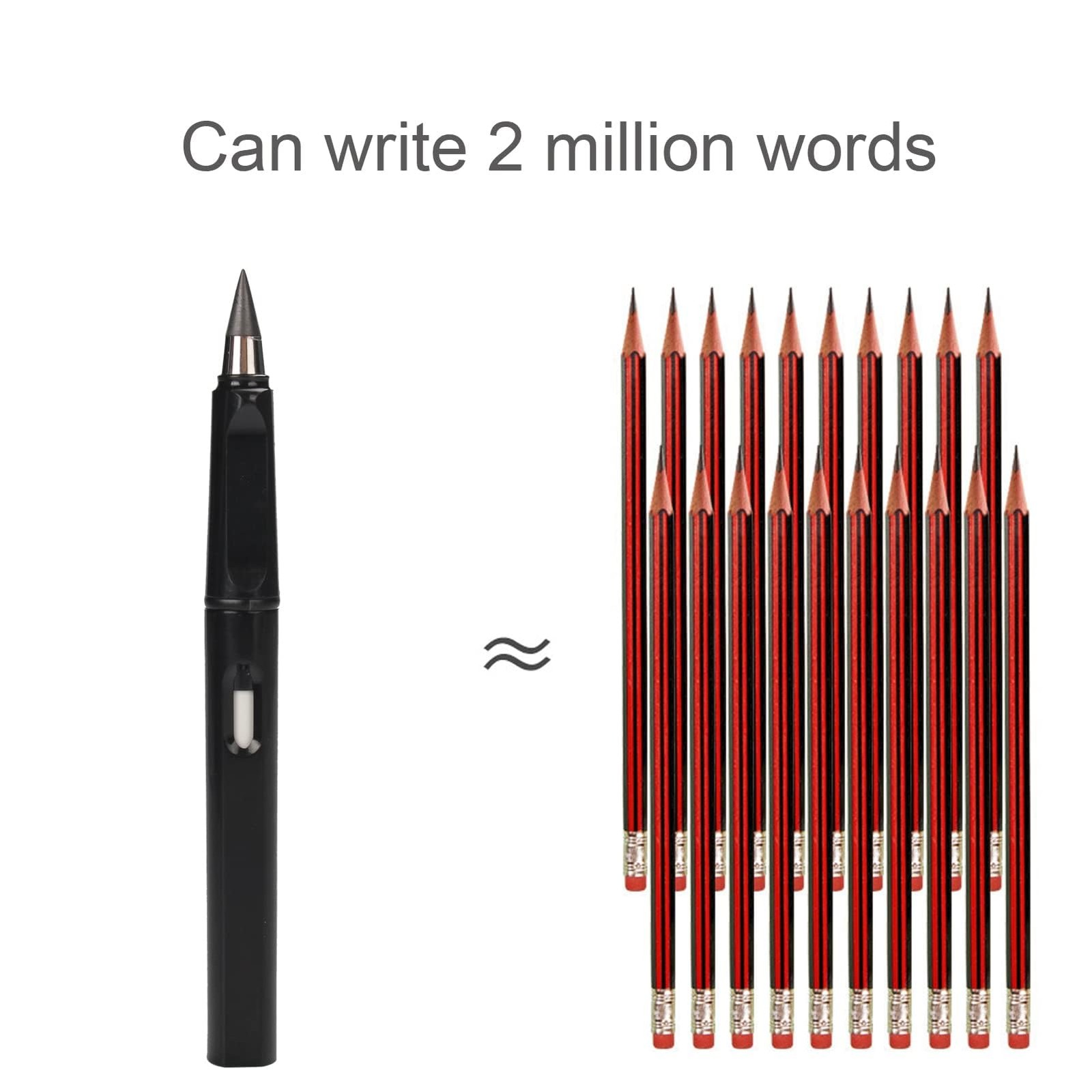 Everlasting Pencils,Inkless pen,lapiz infinito,No Sharpen 0.7mm, 4Pcs Pencils…