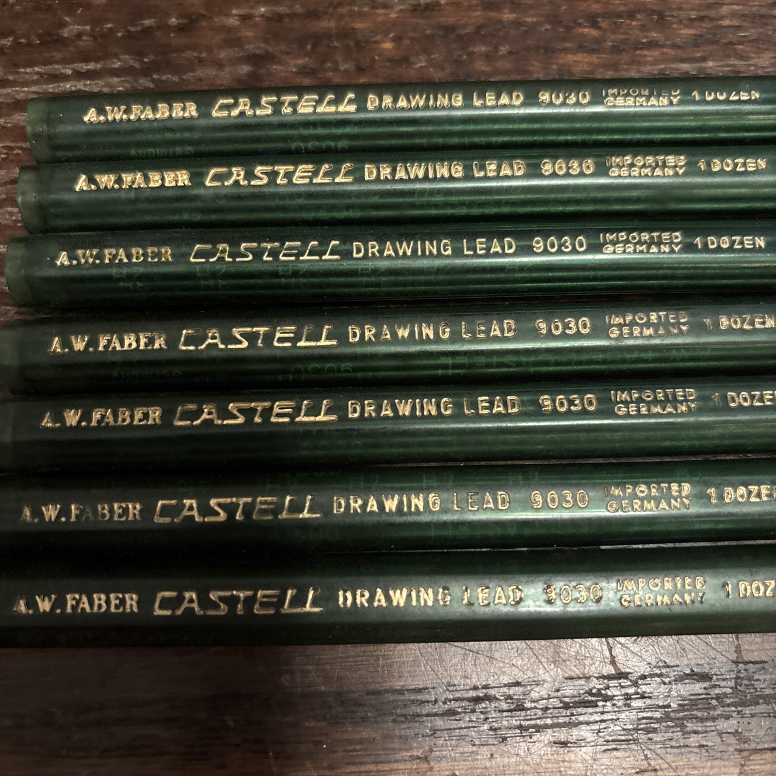AW Faber Castell Pencil Refills Drawing Lead 9030 Germany 2H, 4H, 6H Lot