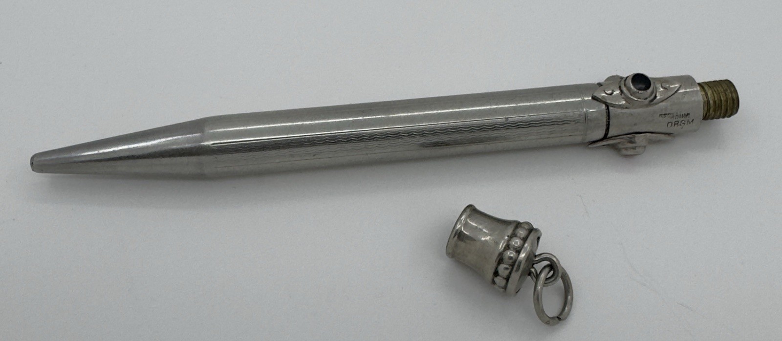 Rare German DRGM Art Deco Guliioché 4-Color Mechanical Pencil c. 1930s – Working