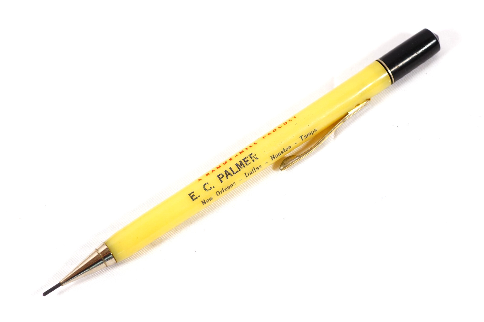 Hammermill Products EC Palmer 1930s Celluloid Advertising Mechanical Pencil