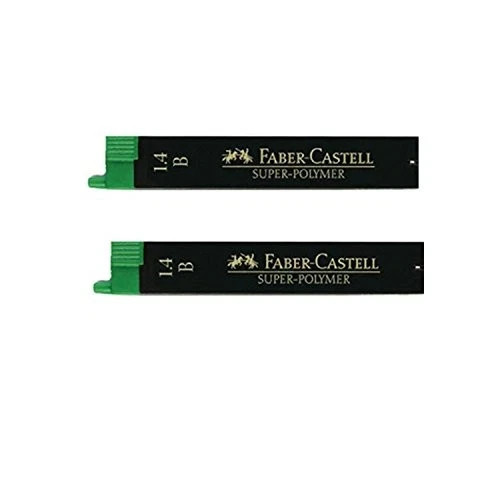 Faber Castell 1.4mm Black Fine Leads Pack of 2 for e Motion Twist Pencil
