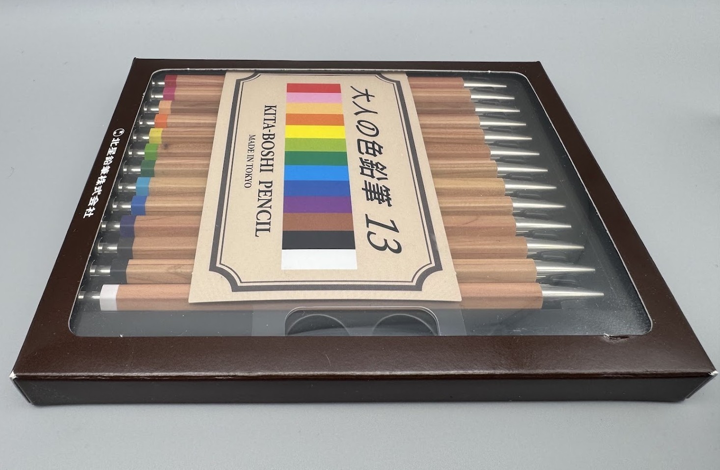 Kitaboshi Pencil Adult Color Pencil 13 Color Set Mechanical Pencil OTP-IE13