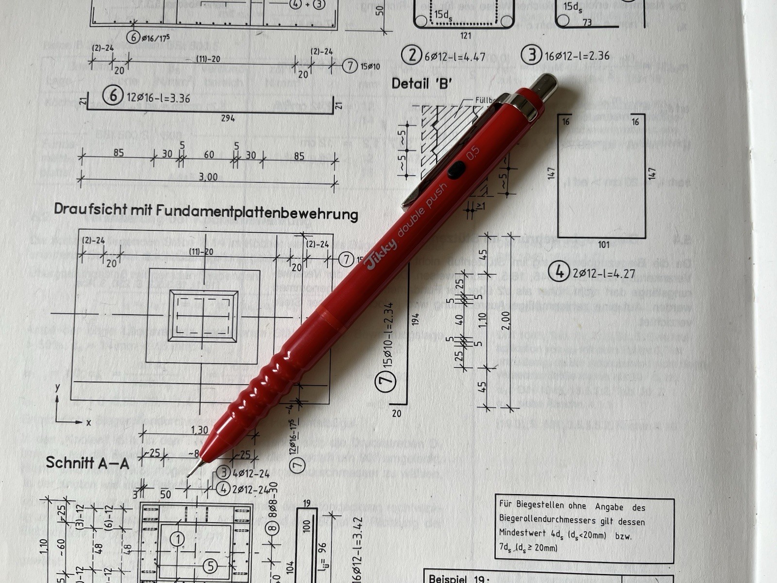 Vintage Mechanical Pencil ROTRING TIKKY DOUBLE PUSH 0,5 : Red : Germany : NOS