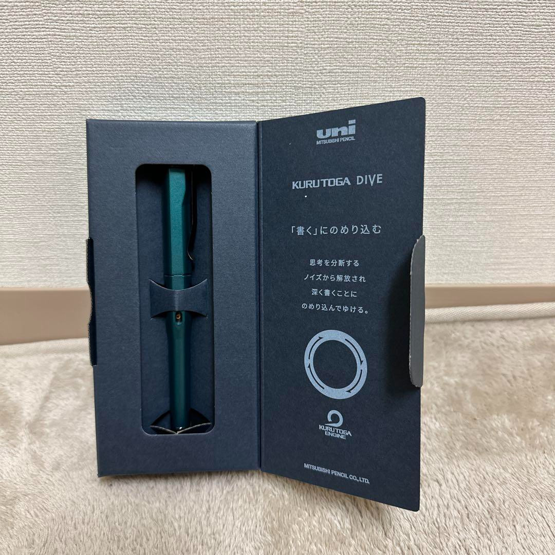Uni Kuru Toga Dive 0.5mm Mechanical Pencil M5-5000 Dense Green NEW japan