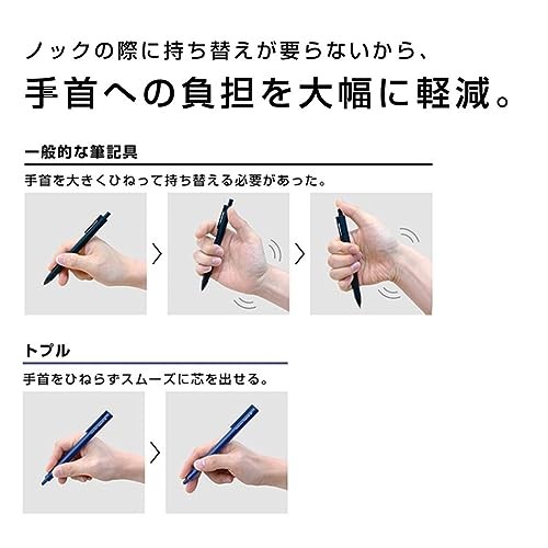Sun-Star Topull S Mechanical Pencil 0.5mm Violet Top-Pull Function Japan Import